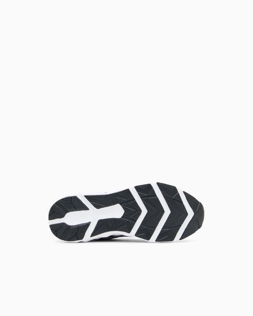 EA7 White Running Sneaker With Ultralight Sole Ultimate C2 Kombat New