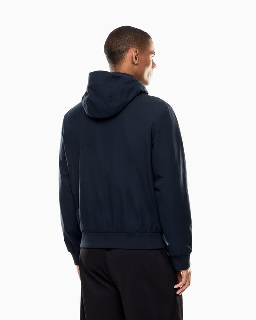 EA7 Blue Lux Identity Technical-Fabric Jacket for men