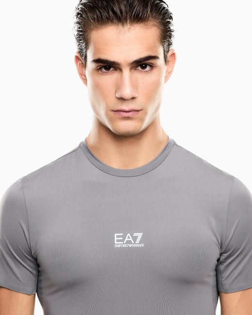 EA7 Gray Dynamic Athlete T-Shirt for men