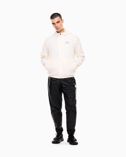 EA7 White Dynamic Athlete Tracksuit for men
