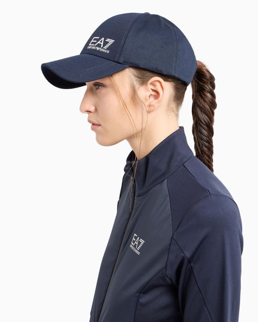 EA7 Blue Logo Cap