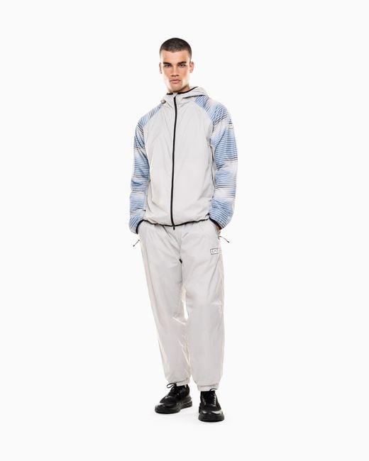 EA7 Blue Dynamic Athlete Tracksuit for men