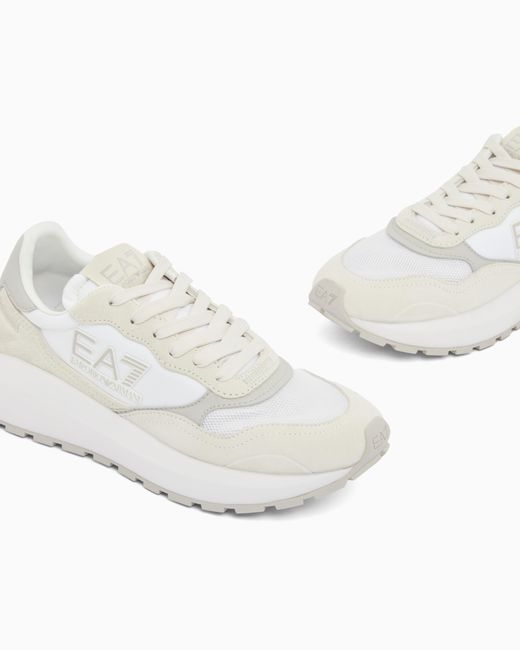 EA7 White Wader Sneakers