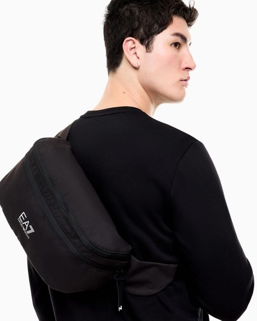 EA7 Blue Foldable Backpack