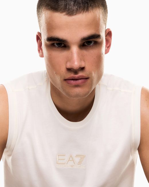 Canotta di EA7 in White da Uomo