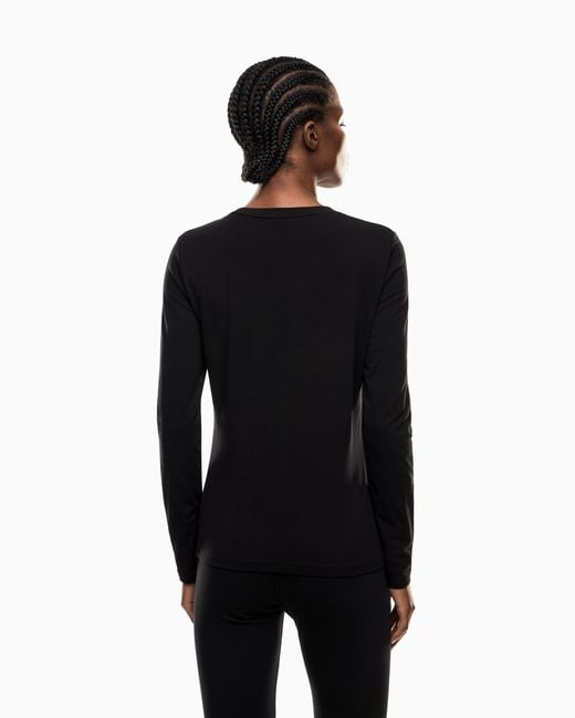 EA7 Blue Crew Neck T-Shirt