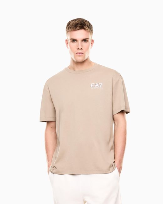 EA7 Natural Visibility Cotton Jersey T-Shirt for men