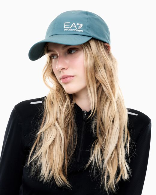 EA7 Green Baseball Hat Tennis Pro