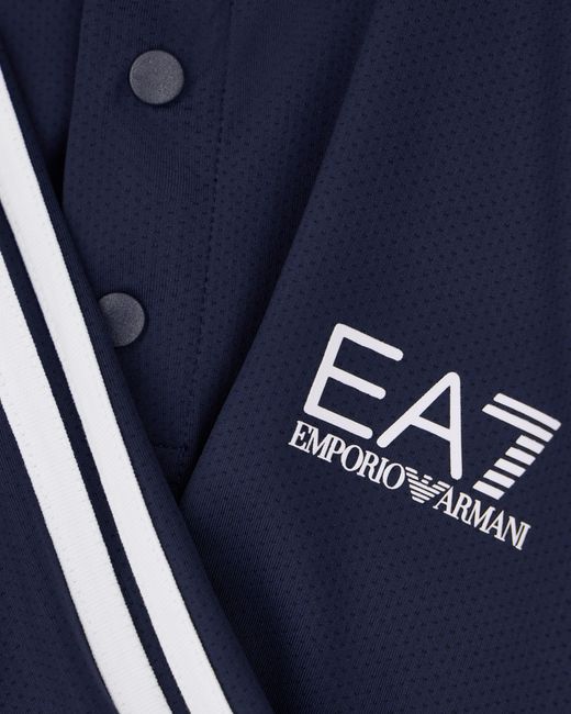 EA7 Blue Polo Shirt Tennis Pro Regular Fit With Ventus7 Technology for men