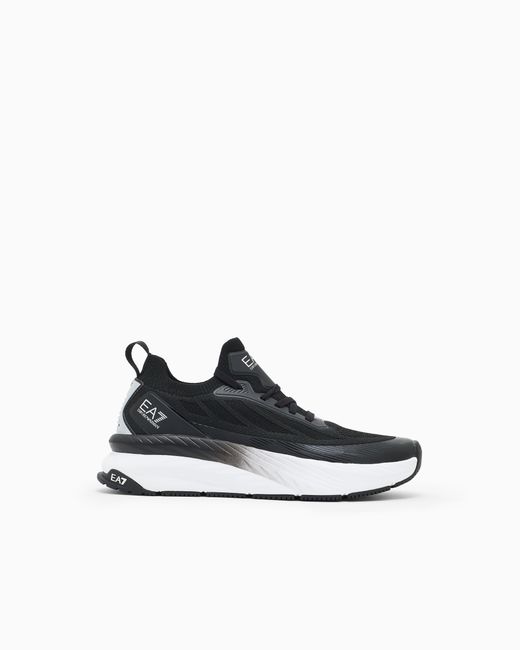 EA7 Black Crusher Sonic Sneaker Strick Aus Mesh Crusher Sonic Knit