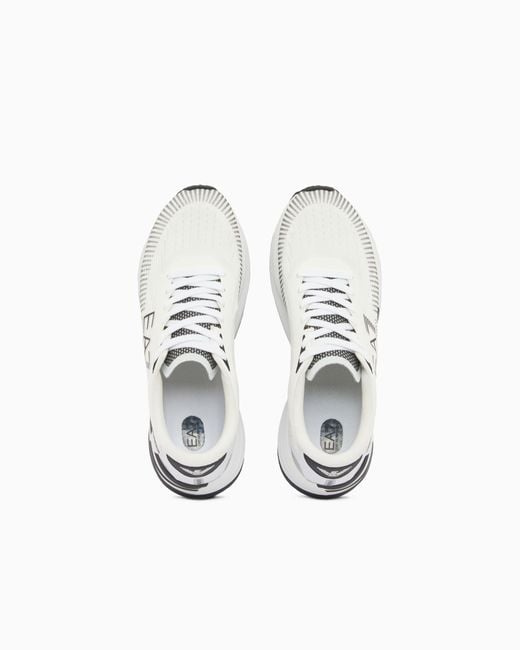 EA7 White Sneakers Crusher Distance