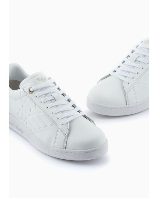 EA7 White Classic Cc Sneakers