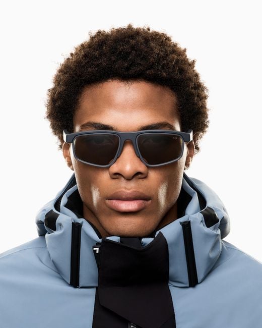 EA7 Sonnenbrille Vyron in White für Herren