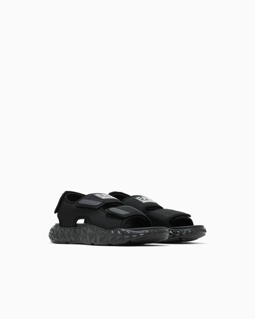 EA7 White Kombat Sandals