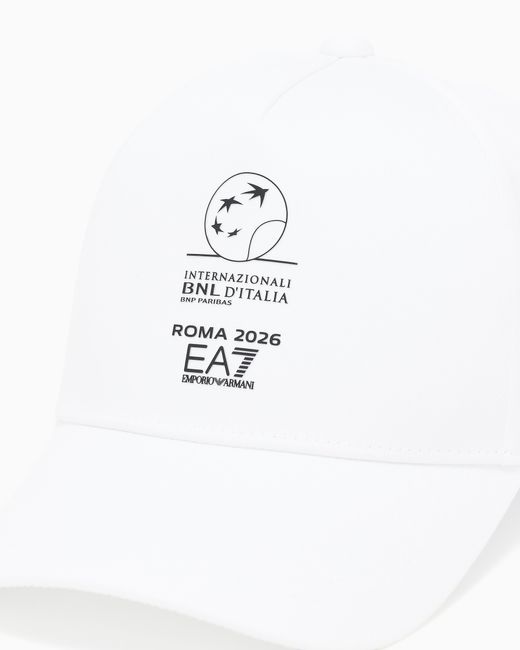 EA7 White Internazionali Bnl D'Italia Baseball Cap