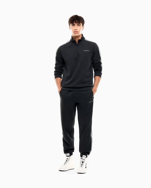 EA7 Blue Trouser Logo Series Regular Fit for men