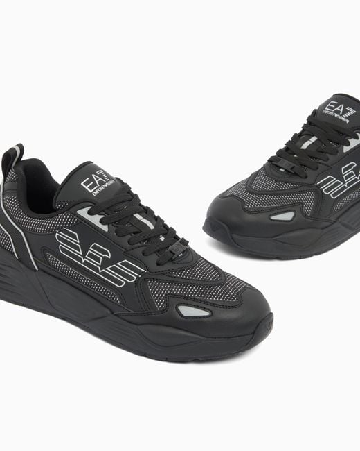 EA7 White Ace Runner Special Sneakers