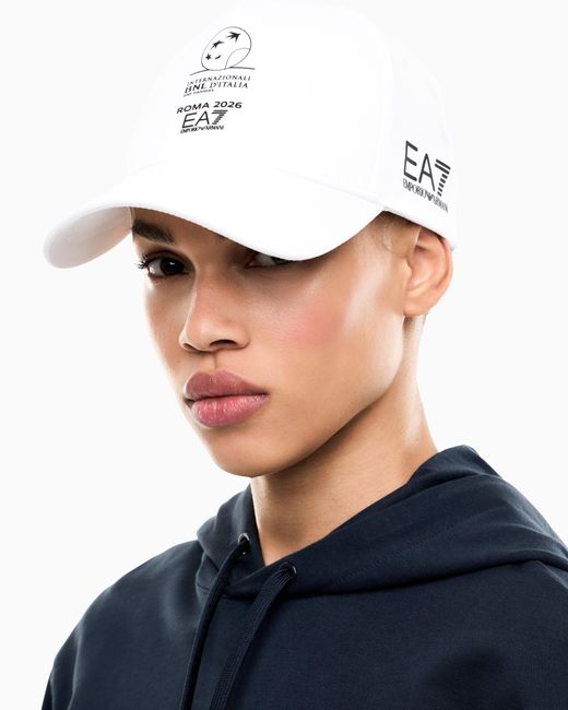 EA7 White Internazionali Bnl D'Italia Baseball Cap