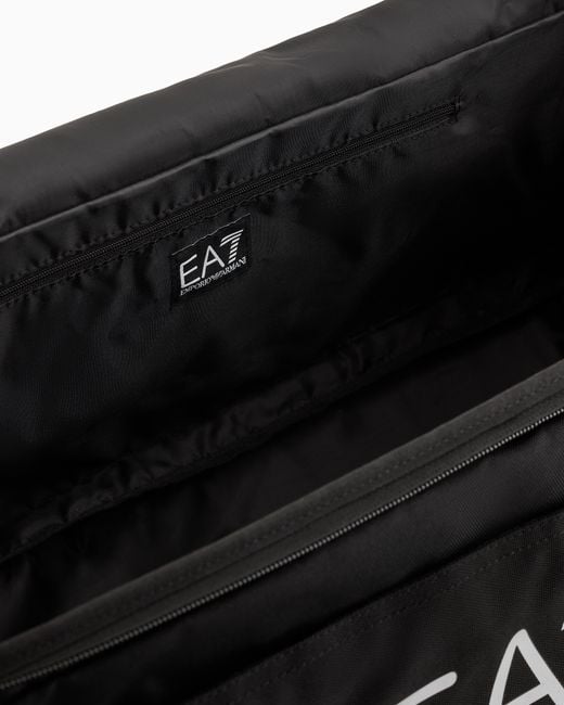 Borsone Con Maxi Logo di EA7 in Black