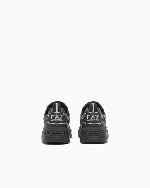 EA7 White Ace Runner Special Sneakers