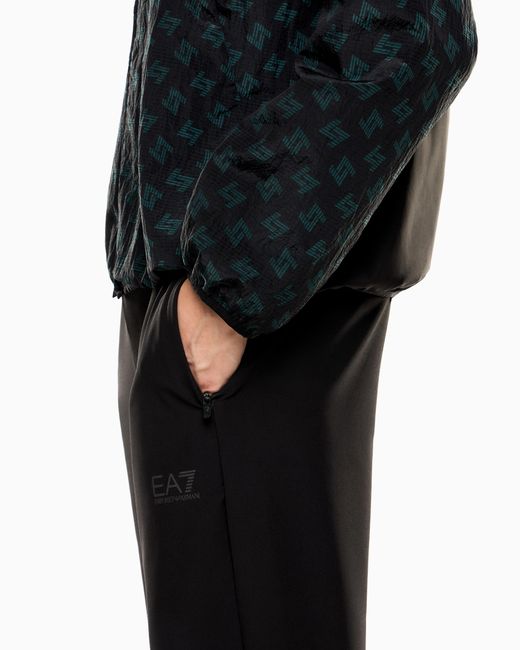 EA7 Dynamic Athlete Trainingsanzug Mit Print Aus Ventus7-Funktionsgewebe in Black für Herren