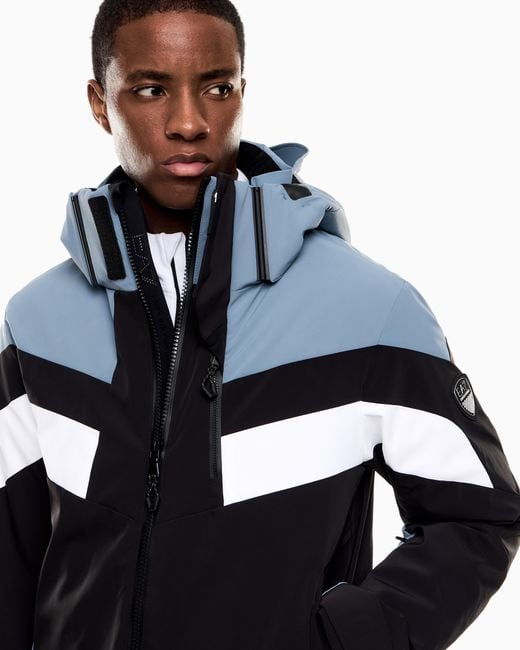 EA7 Blue Technical Ski Jacket for men