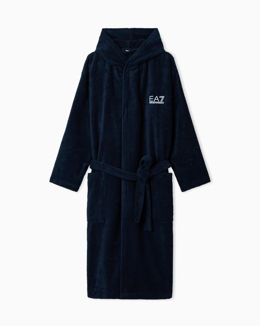 Accappatoio di EA7 in Blue da Uomo