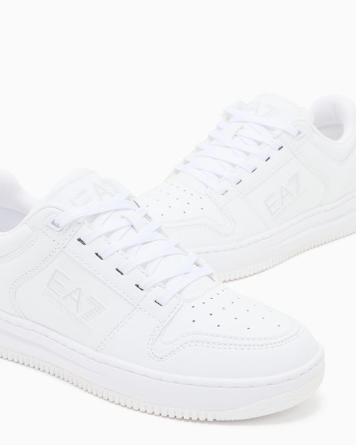 EA7 White Slasher Sneakers
