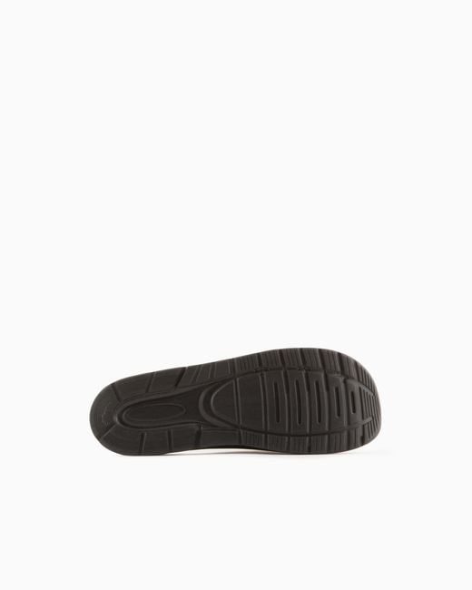 Slides di EA7 in White da Uomo