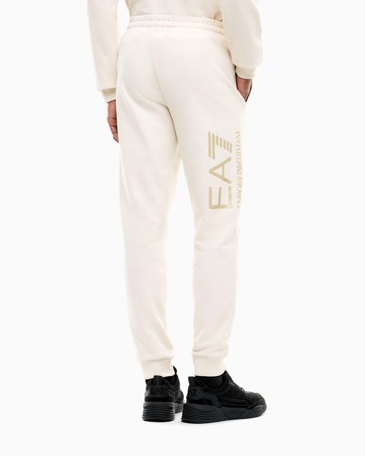 EA7 Natural Slim-Fit Trousers Logo Series for men