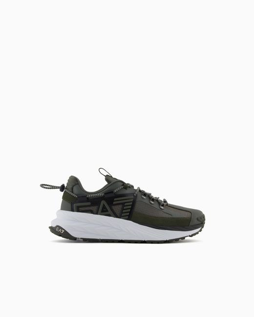 EA7 White Crusher Sonic Rope Sneaker