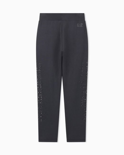 EA7 Gray Slim-Fit Trousers Precious