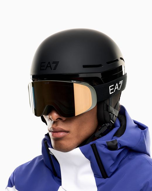 EA7 Black Vortan Ski Helmet