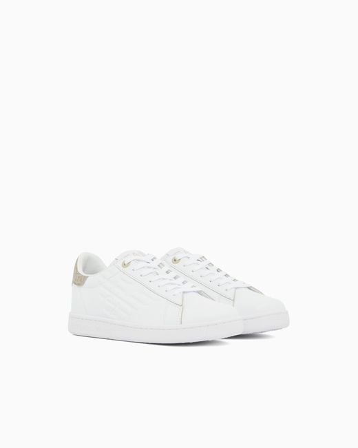 EA7 White Classic Cc Sneakers