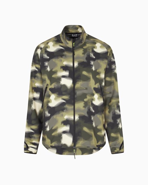 EA7 Green Urban Escape Lightweight Jacket for men