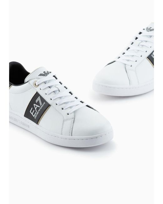 EA7 White Klassische -sneaker