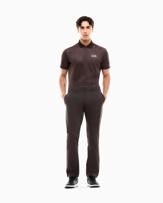 EA7 Gray Ventus Trousers for men