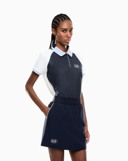 EA7 Blue Golf Pro Skirt