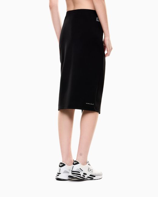 EA7 Black Dynamic Athlete Long Skirt