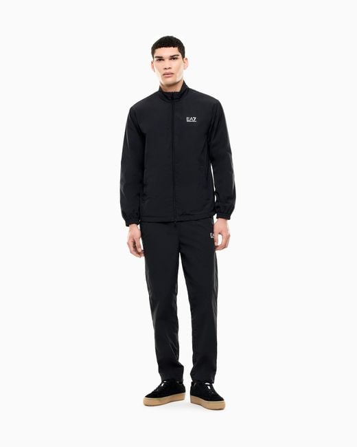 EA7 Blue Tracksuit Core Identity Oversized for men