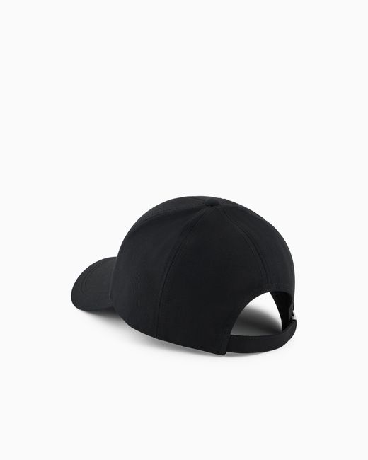 EA7 Black Baseballcap Baumwolle Verstellbarem Verschluss Caps U