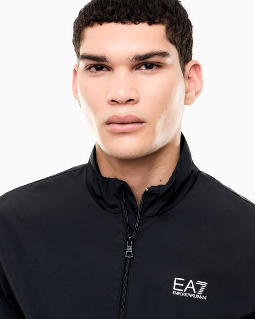 EA7 Blue Tracksuit Core Identity Oversized for men
