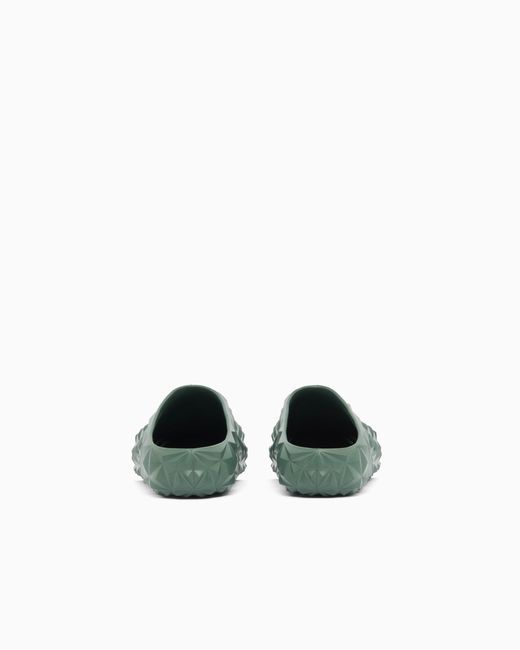 EA7 Green Prisma Sliders