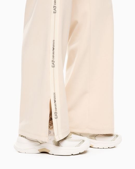 EA7 White Logo Series Stretch Modal Blend Tracksuit