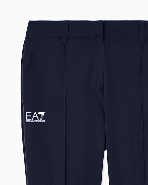 EA7 Blue Golf Pro Straight-Cut Trousers