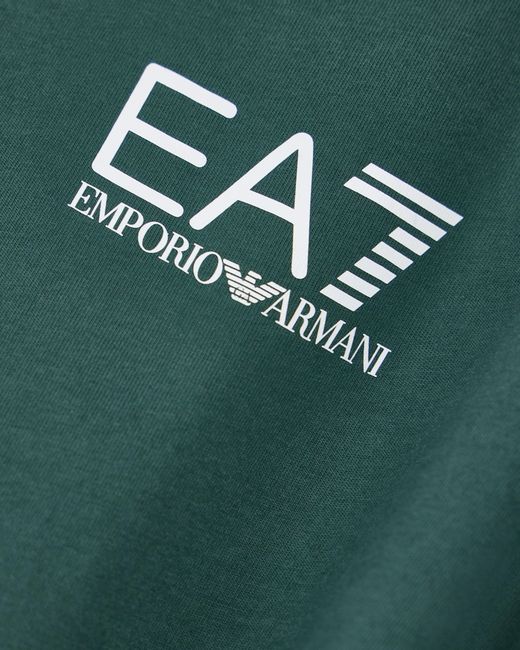 EA7 Green Internazionali Bnl D'Italia Cotton Crew-Neck T-Shirt for men