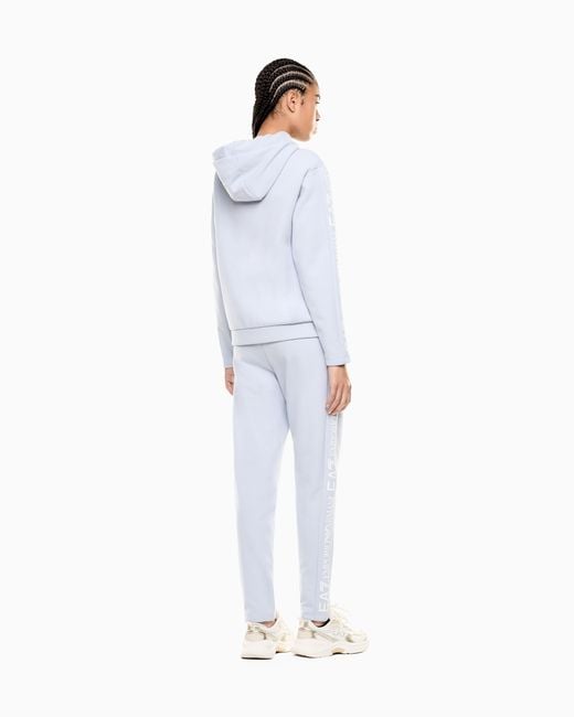 EA7 White Logo Suit