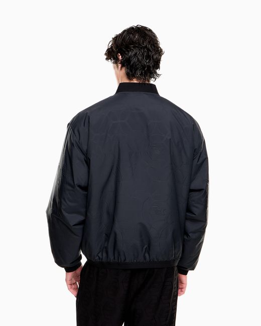 EA7 Blue Soccer Jacket for men
