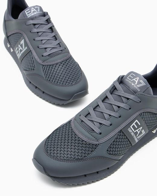 And Laces Sneakers di EA7 in Blue