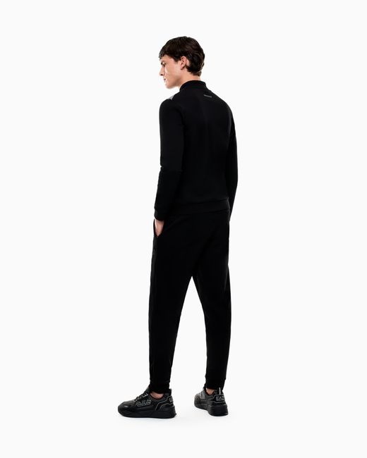 EA7 Black Dynamic Athlete Tracksuit for men
